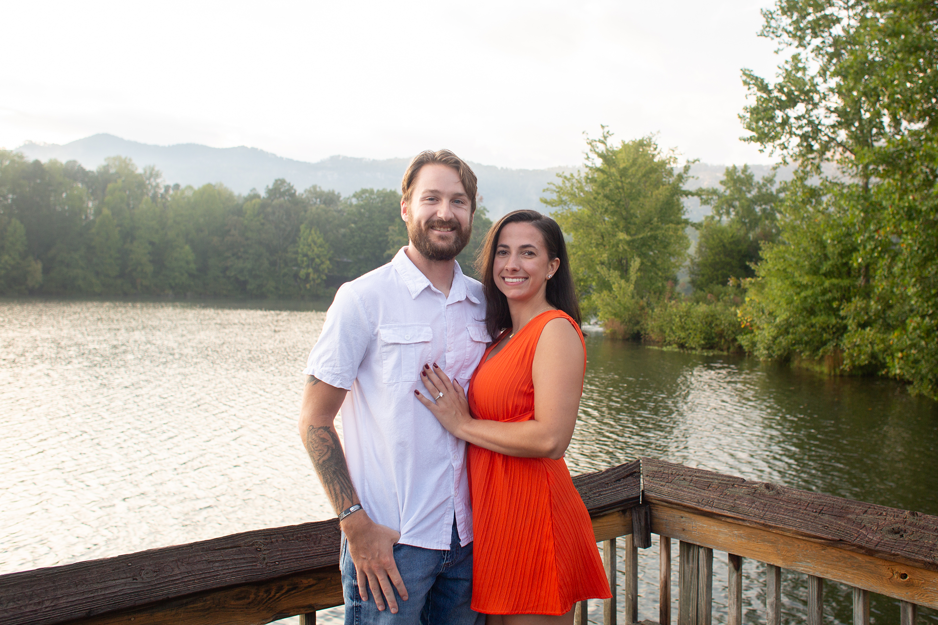 Mountain engagement photos in South Carolina | Christine Scott Photography