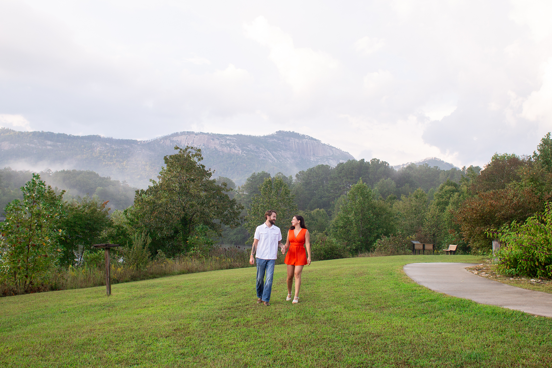 Engagement photos at Table Rock State Park | Christine Scott Photography
