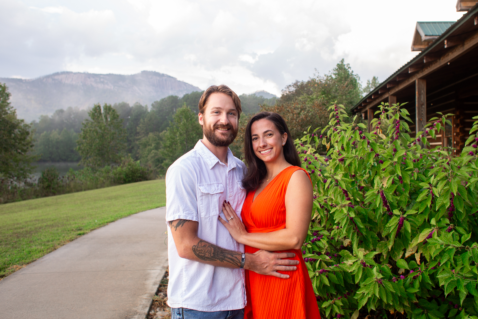 Mountain engagement photos in South Carolina | Christine Scott Photography
