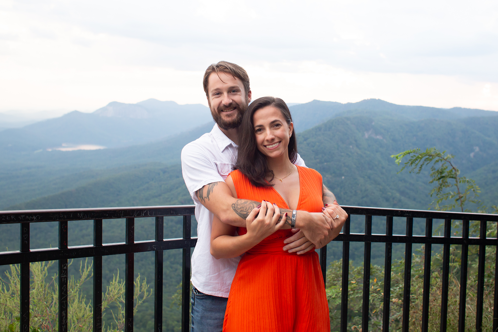 Mountain engagement photos in South Carolina | Christine Scott Photography