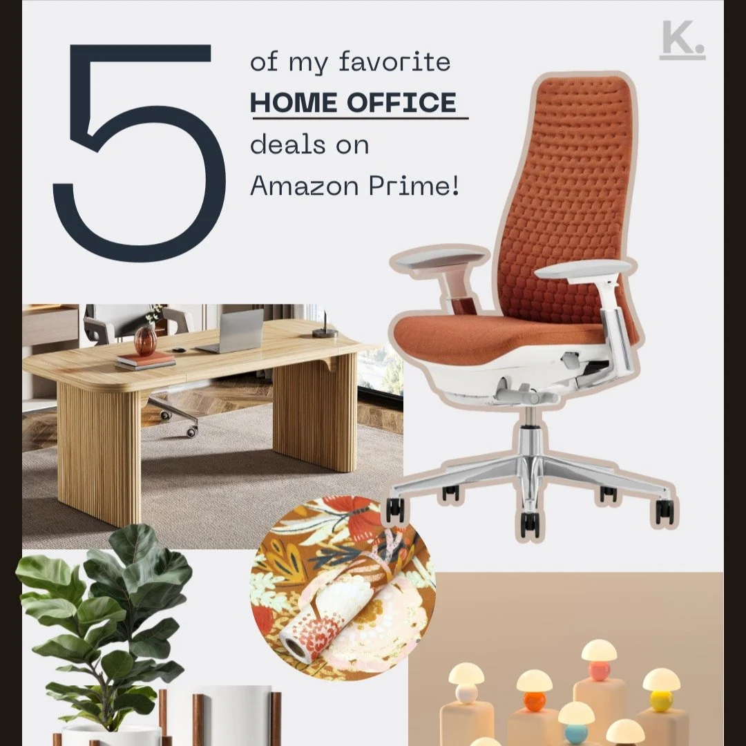 My Top 5 Amazon Prime Day Picks for a Better Home Office ✨

I&rsquo;m all about design-forward function &mdash; and these 5 pieces totally deliver. 

Whether you're upgrading your chair, adding a cozy glow, or styling a statement plant stand, these f