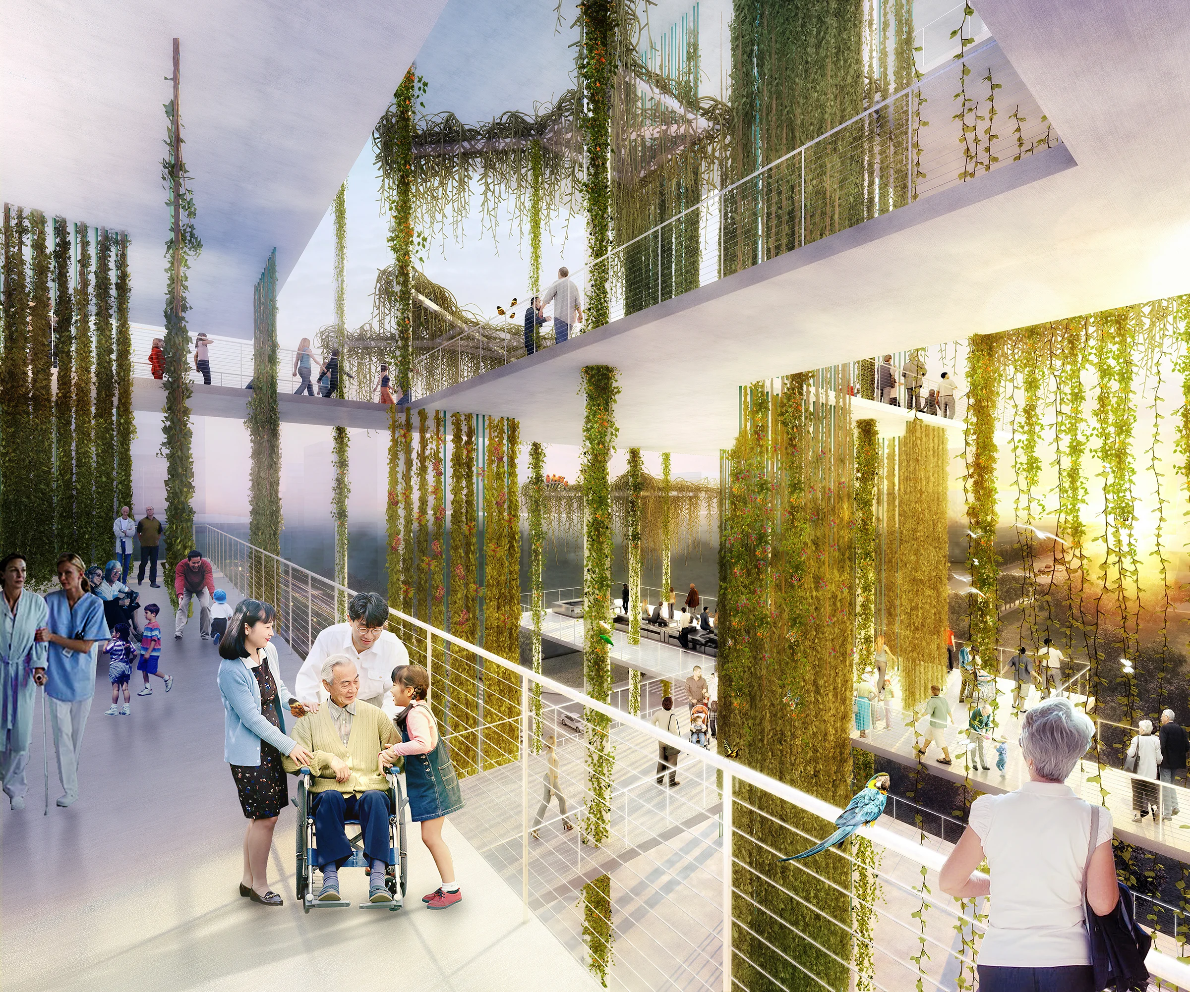 Hanging gardens