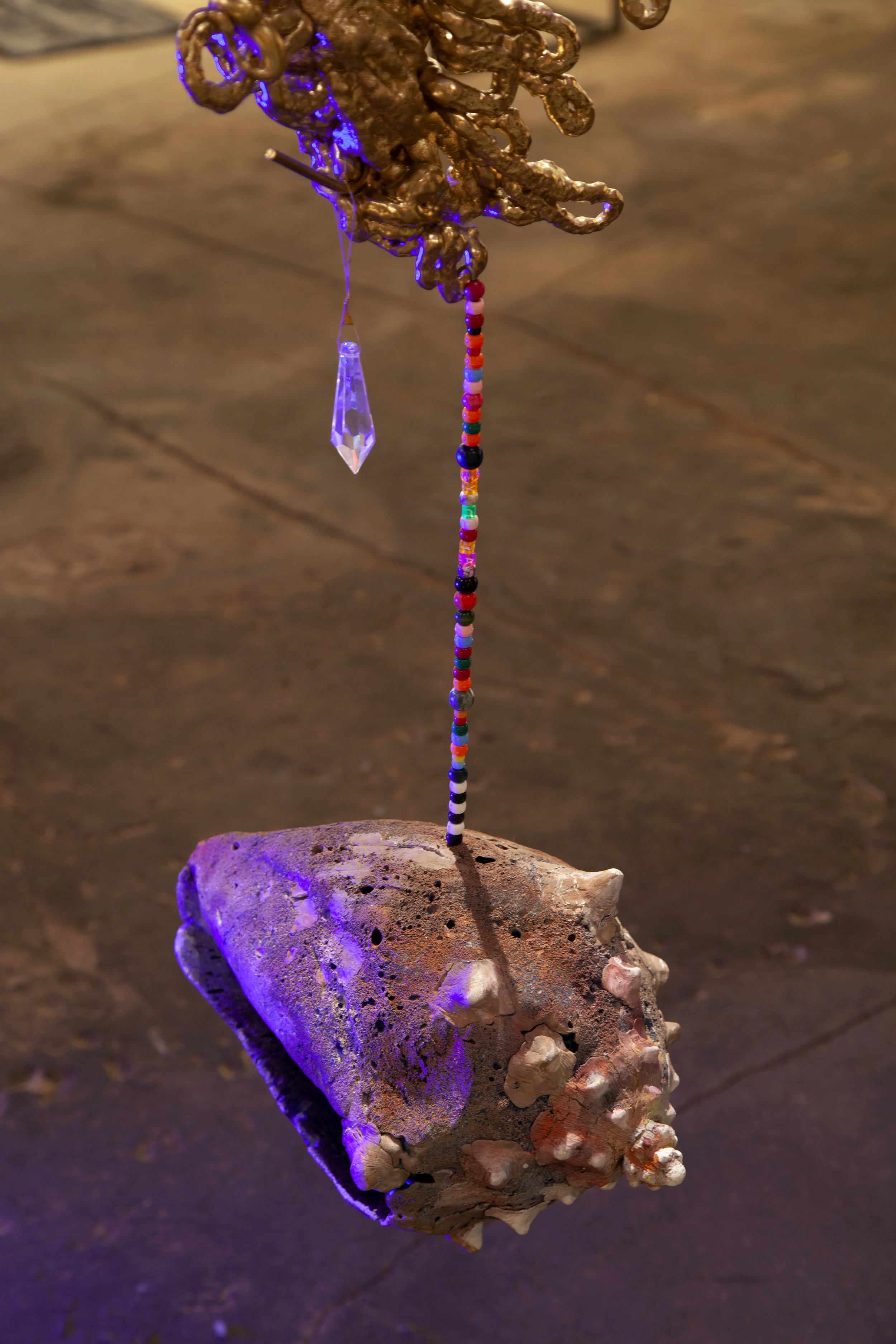 Shell in Suspension, Scythe in Position, Detail