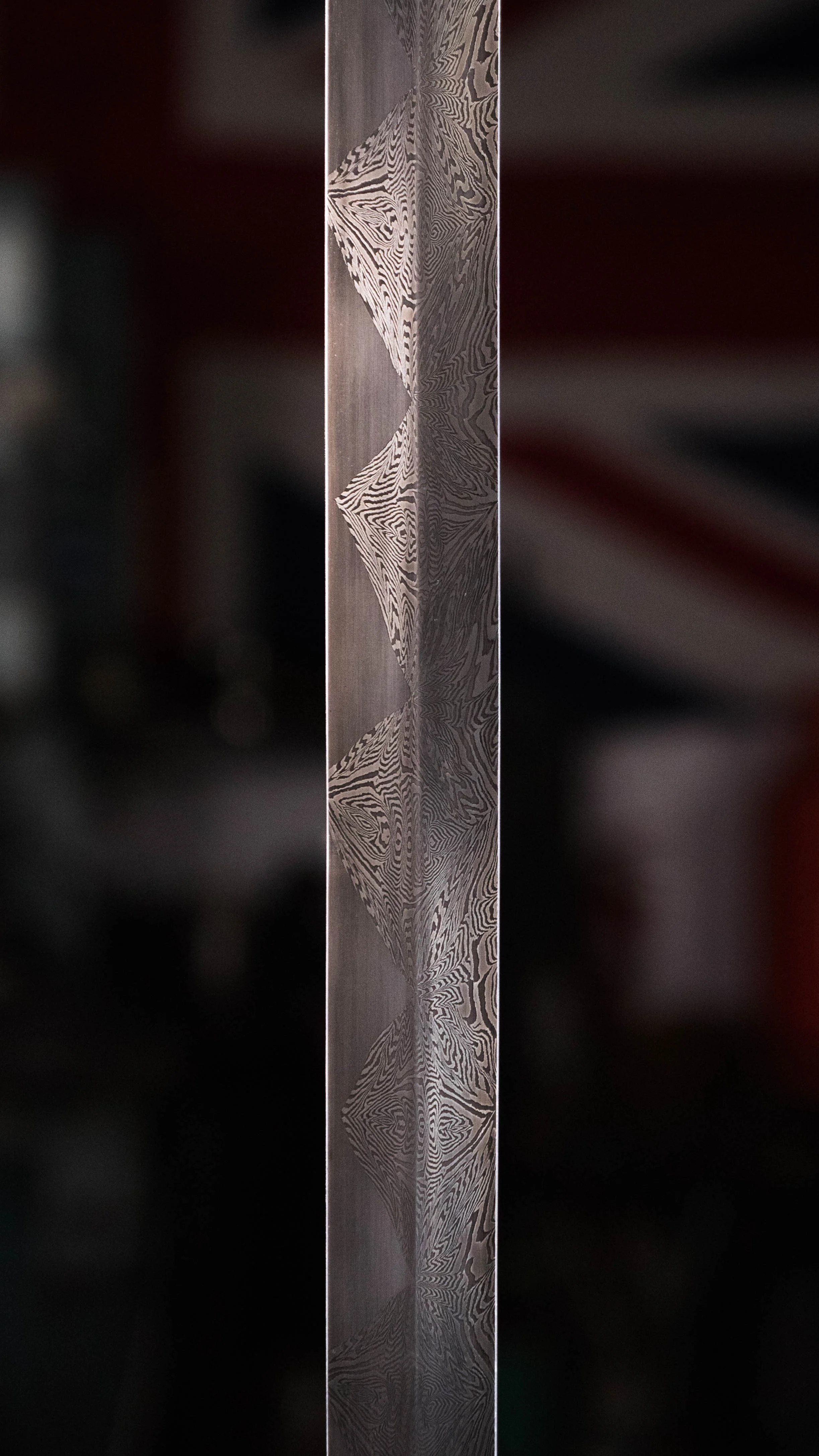 Rapier Sword - Damascus Detail - Alec Steele
