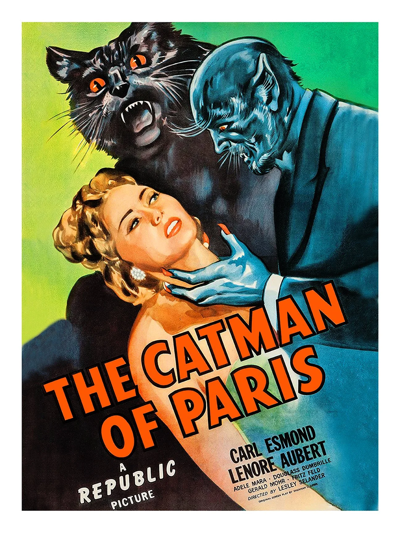 The Catman of Paris Poster
