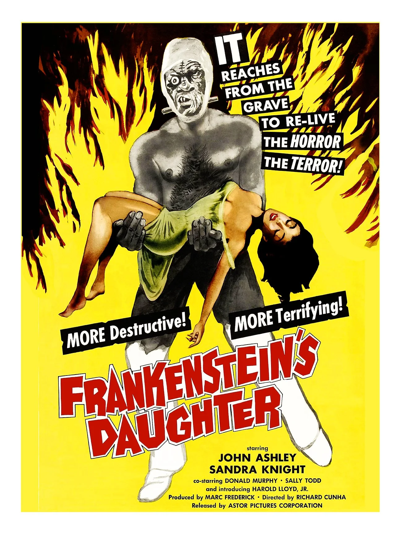 Frankenstein's Daughter Poster