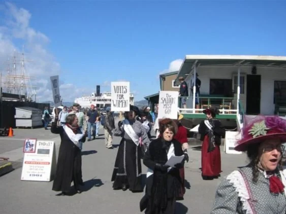 1901 Women’s Suffragette March &amp; Ladies Salon | Hyde Street Pier