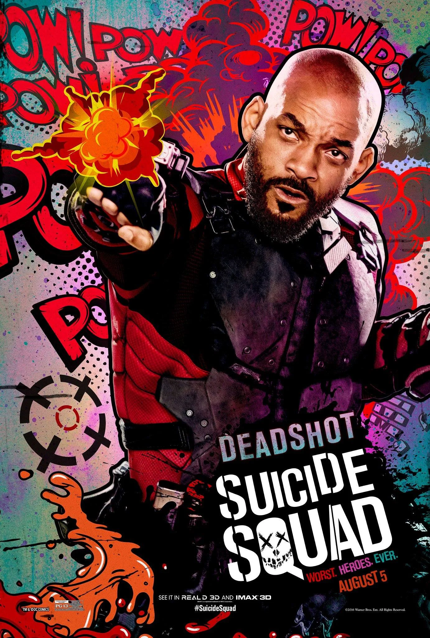 Deadshot played by Will Smith