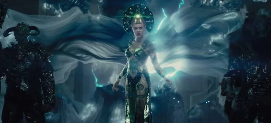 Enchantress played by Cara Delevinge