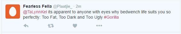 Real tweet received in 2016