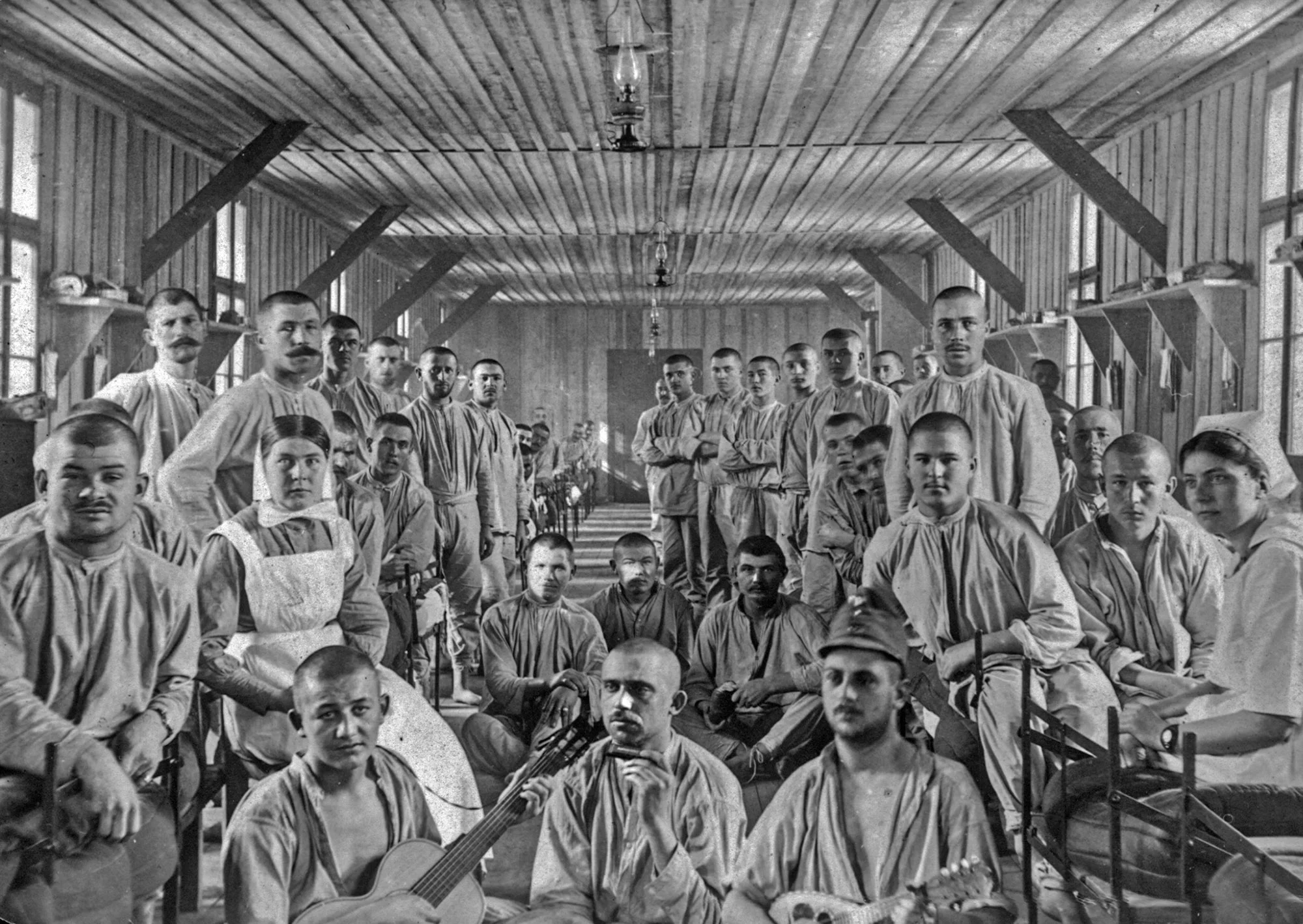 Wounded German soldiers