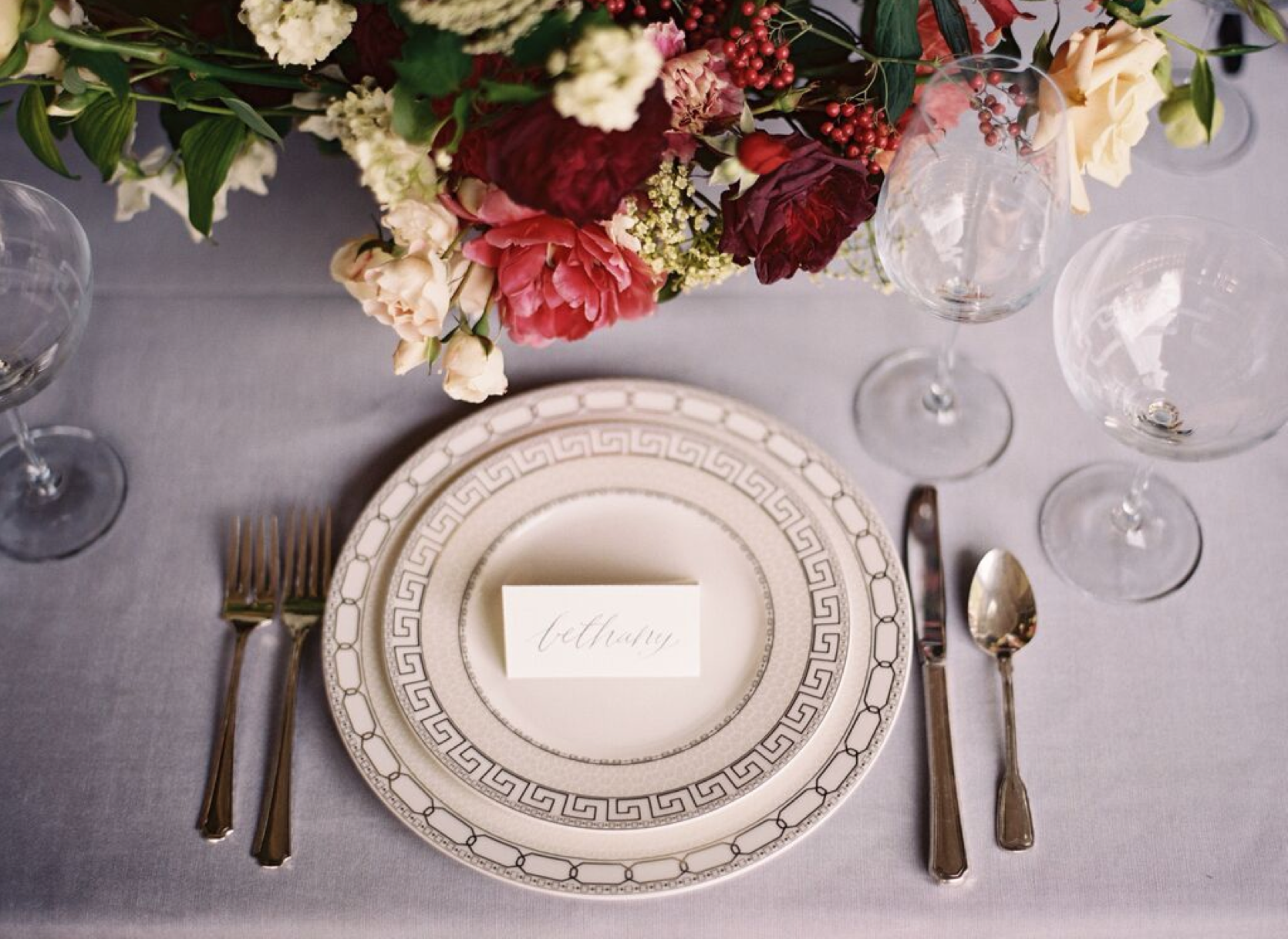 Team Flower Workshop Table Centerpiece