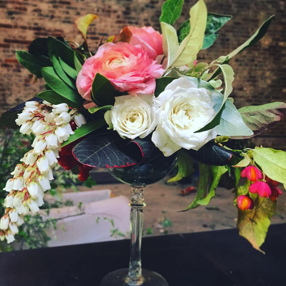 Petite compote arrangement with Amy Osaba Events