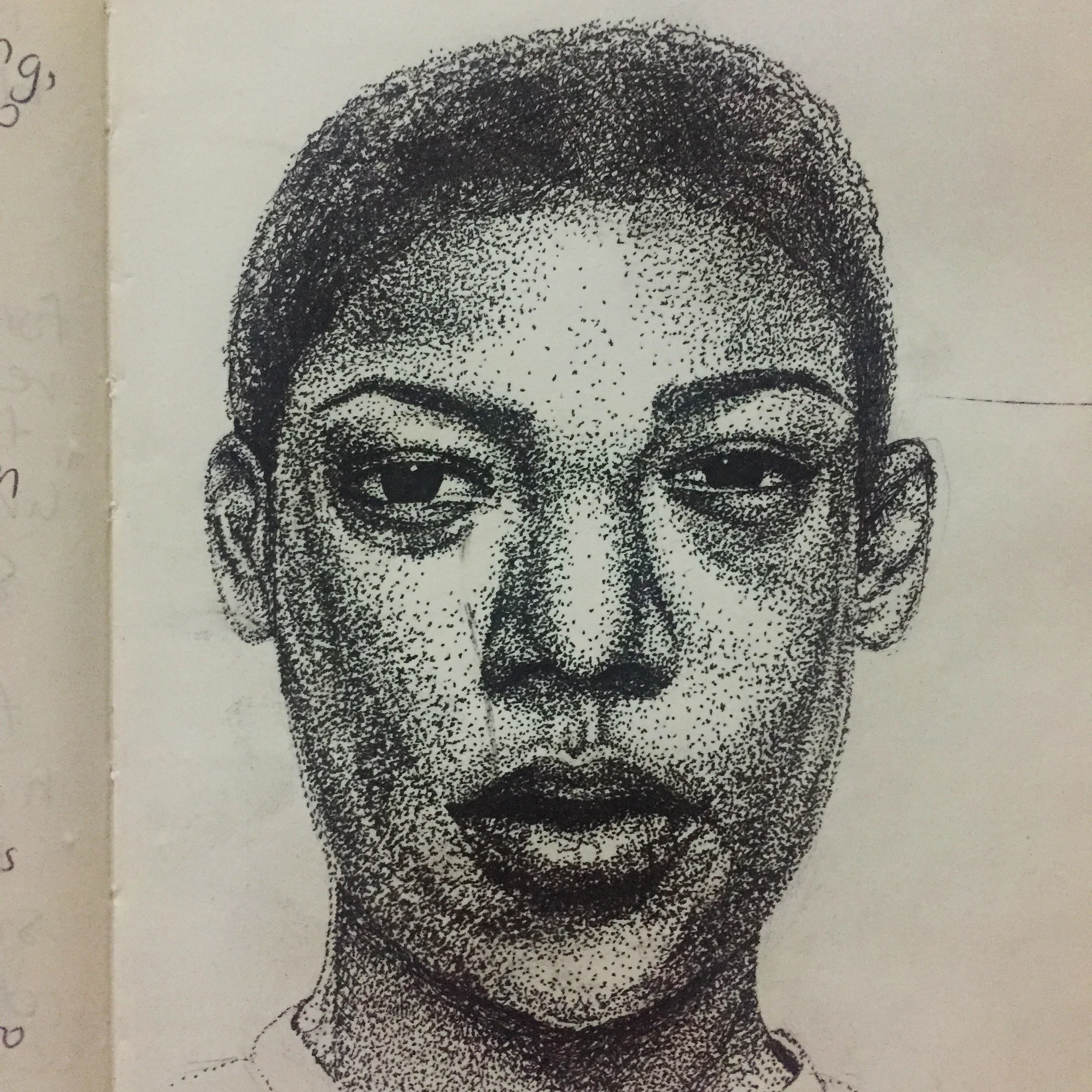 First Stippling Attempt, July 2015