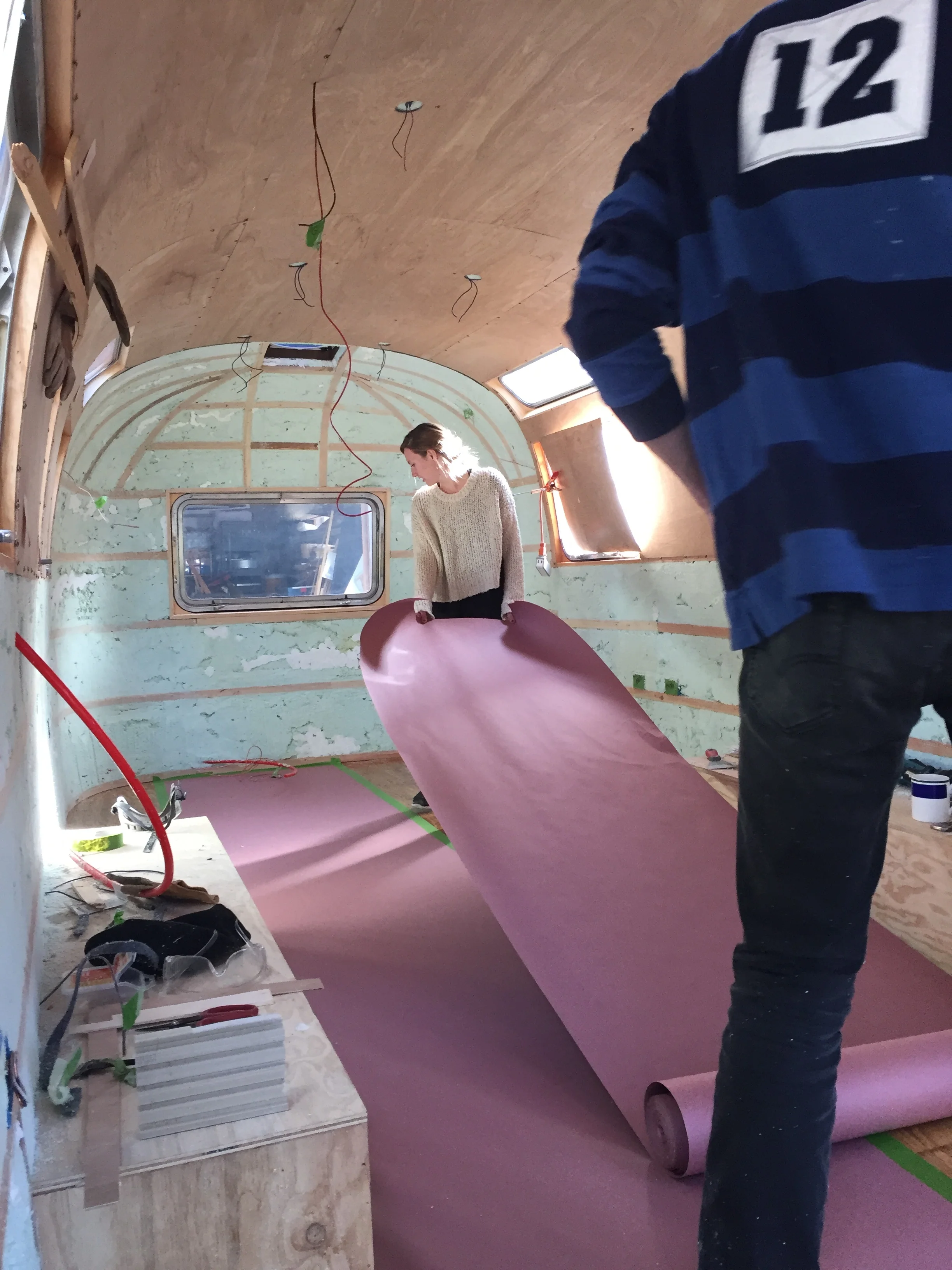 New Paper Floor Covering (Post- Foam!)