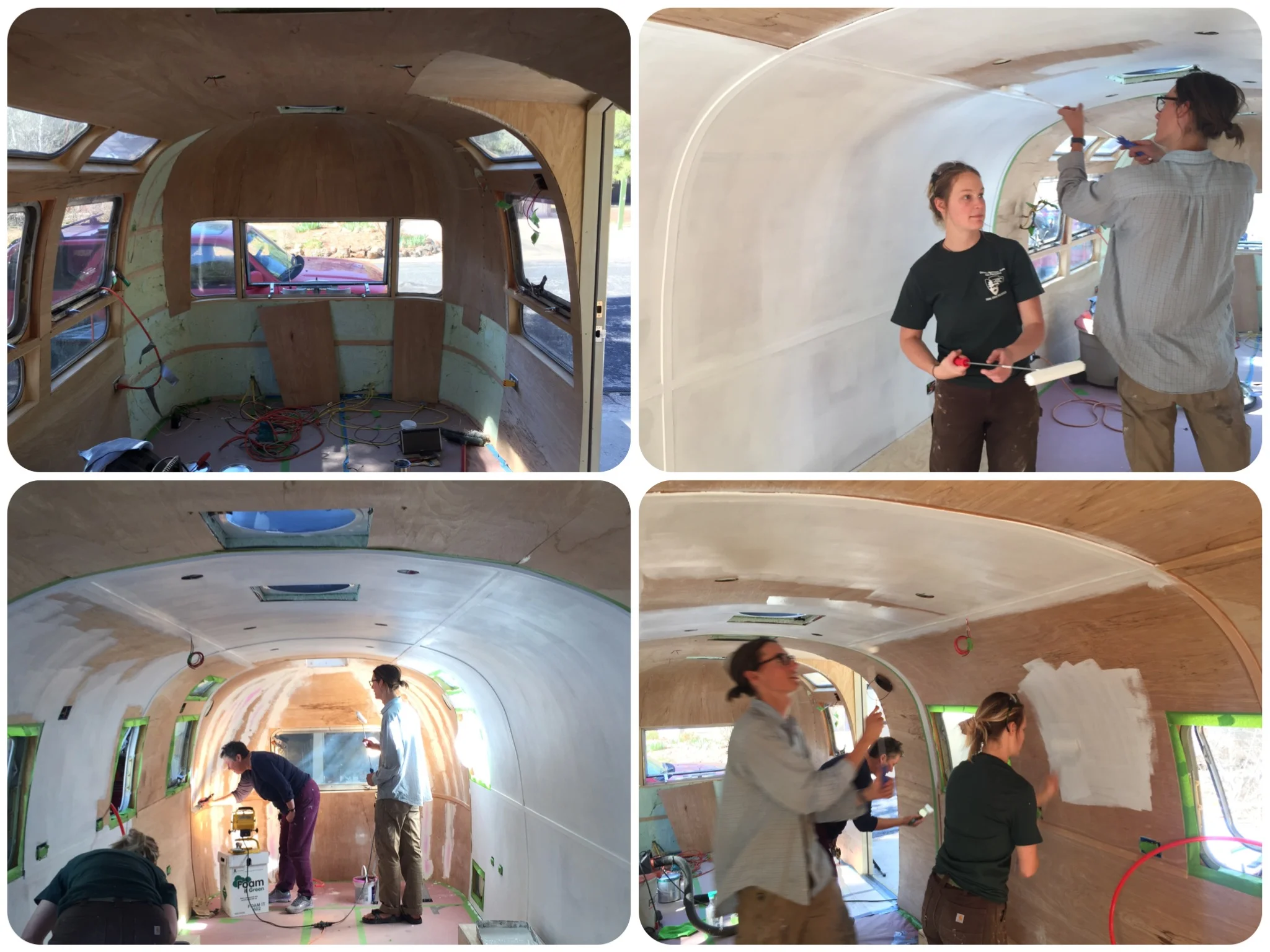 First Rear Coat of Paint