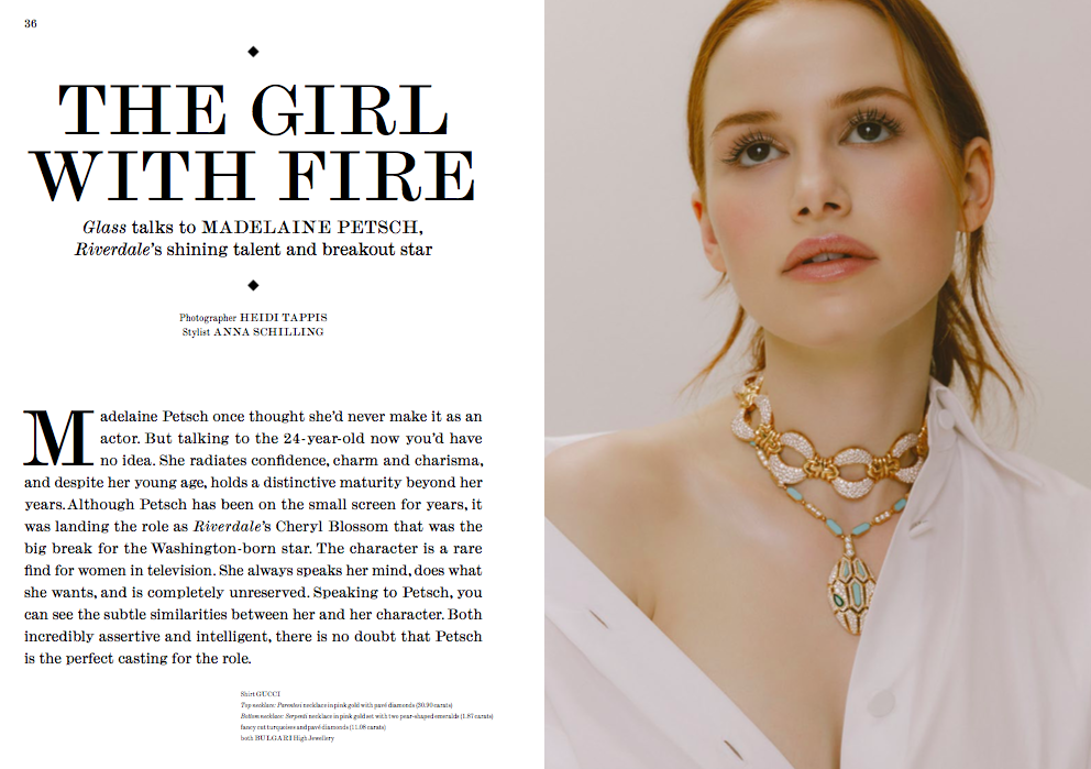 Madelaine Petsch for Glass Magazine 