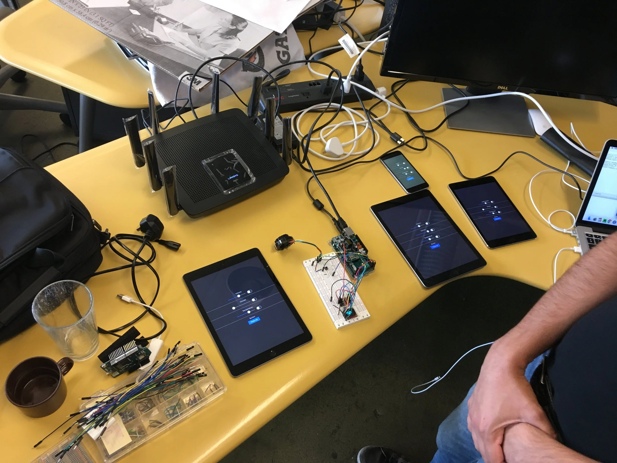 Initial socket connection tests