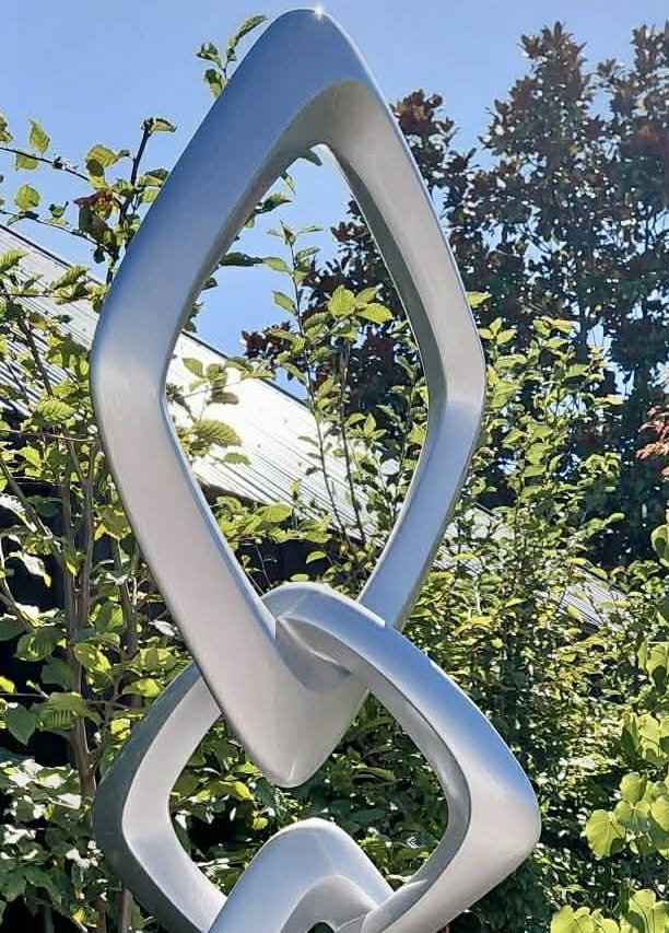 Everyone's connected. 2300mm H, Carbon Fibre, Epoxy resin, Automotive paint.jpeg