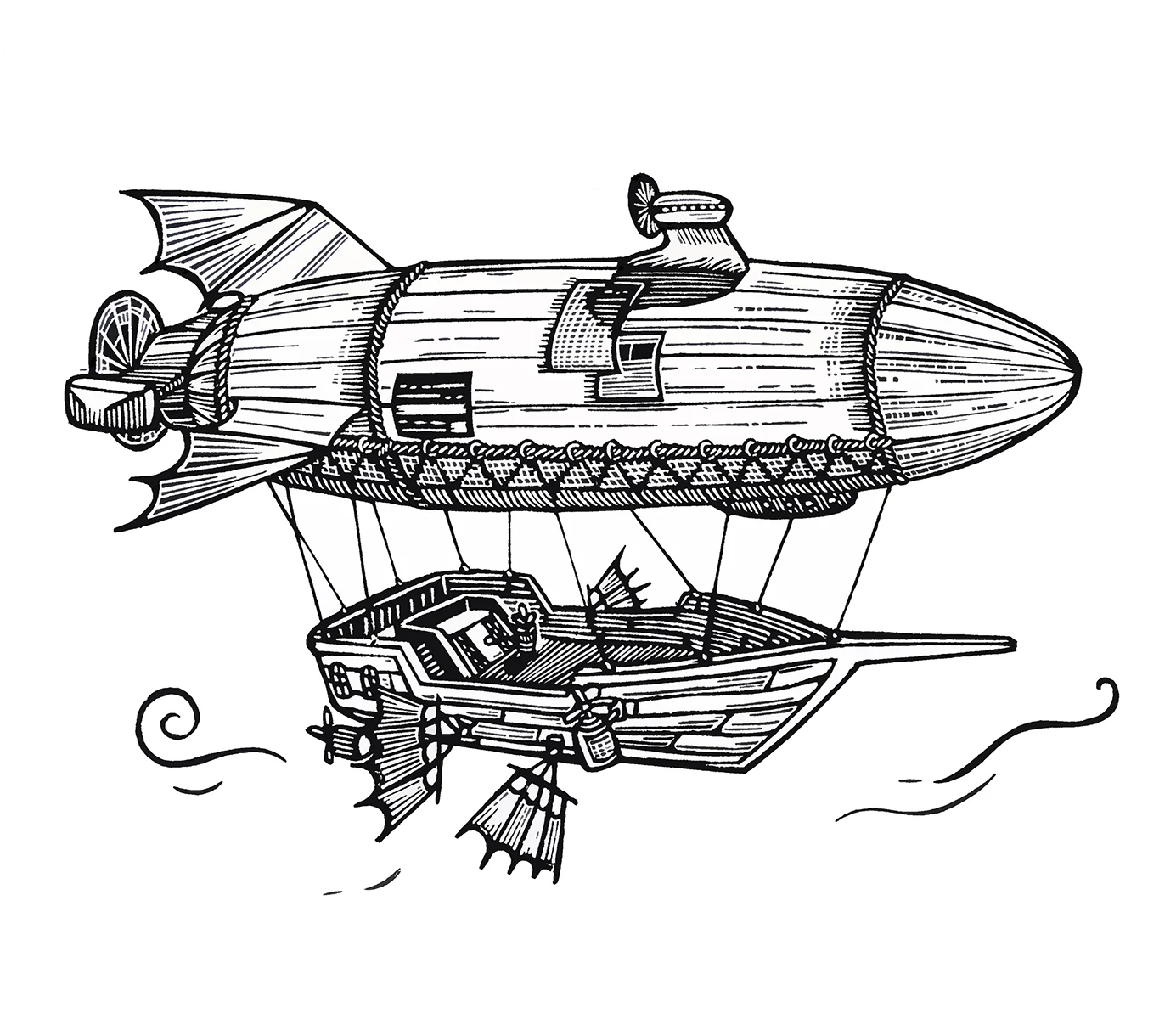 Each illustration is a handmade linocut.
