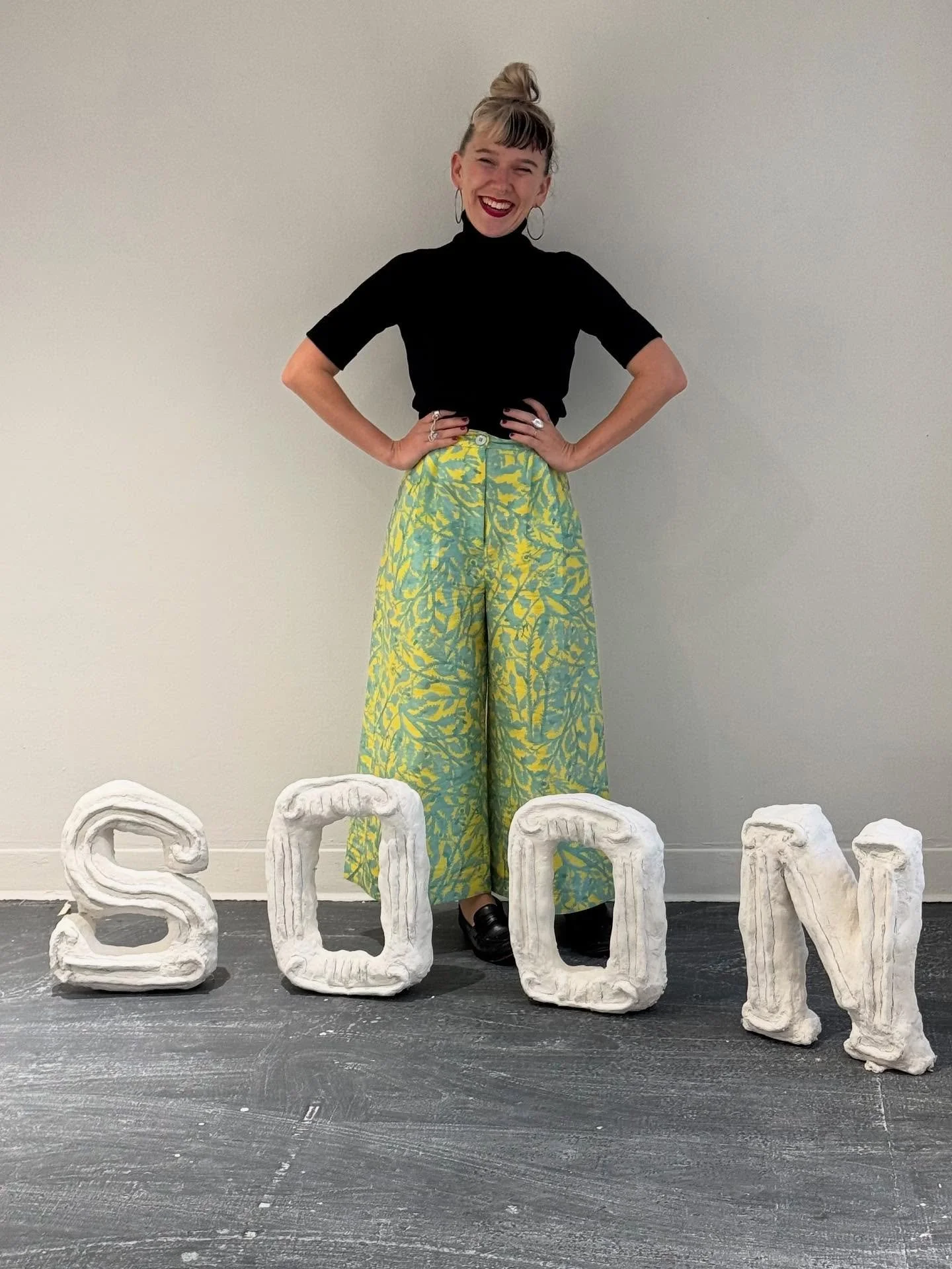 @siahne&rsquo;s SVA residency produced her work &ldquo;Sooner Or Later&rdquo; (see photos for notes on the piece). The individual letters are made from plaster and were transported to three locations in Manhattan and quickly assembled - Madison Squar