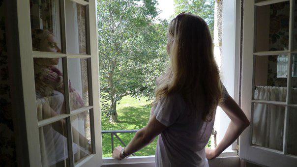 On vacation: happy to be away from the city but worried about missing work.