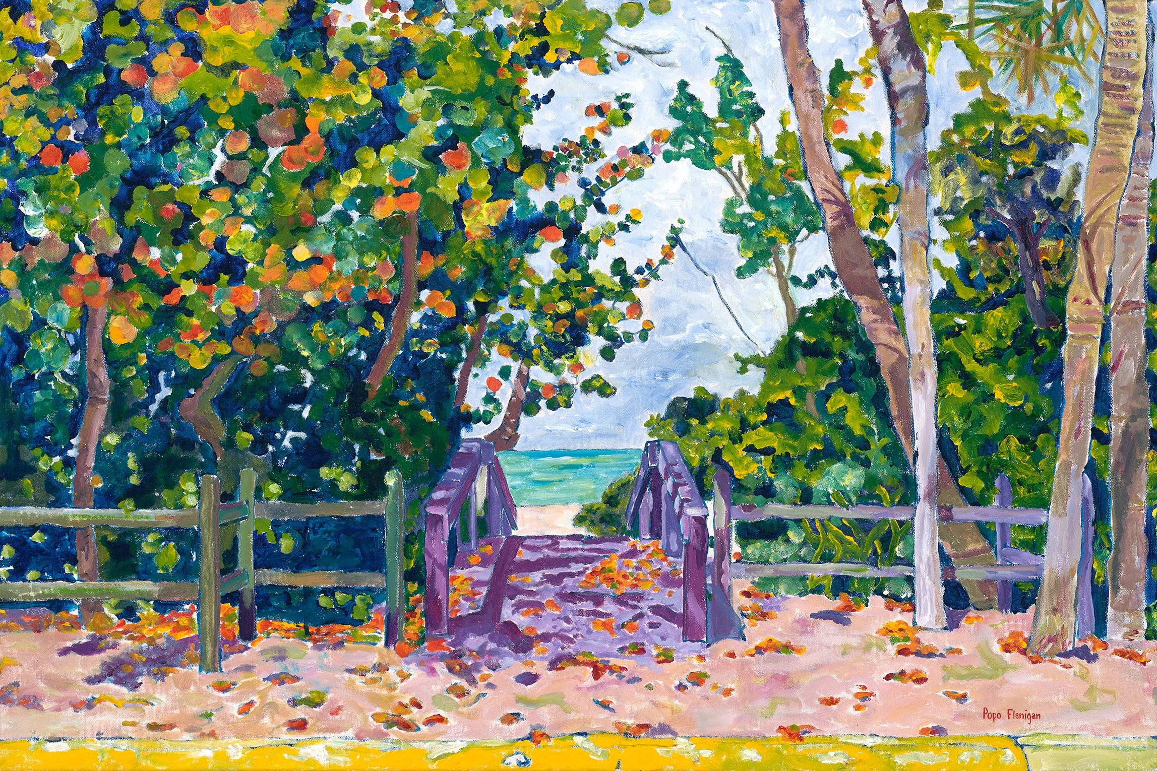 Beach entrance Central Ave.