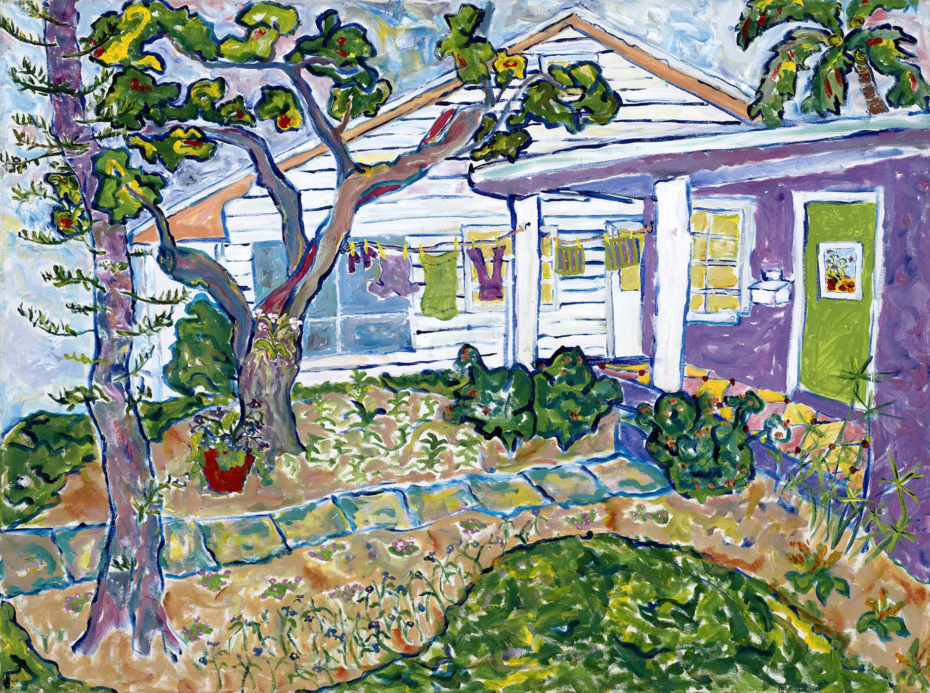 PARTY LINE 40X30 ACRYLIC SOLD #029