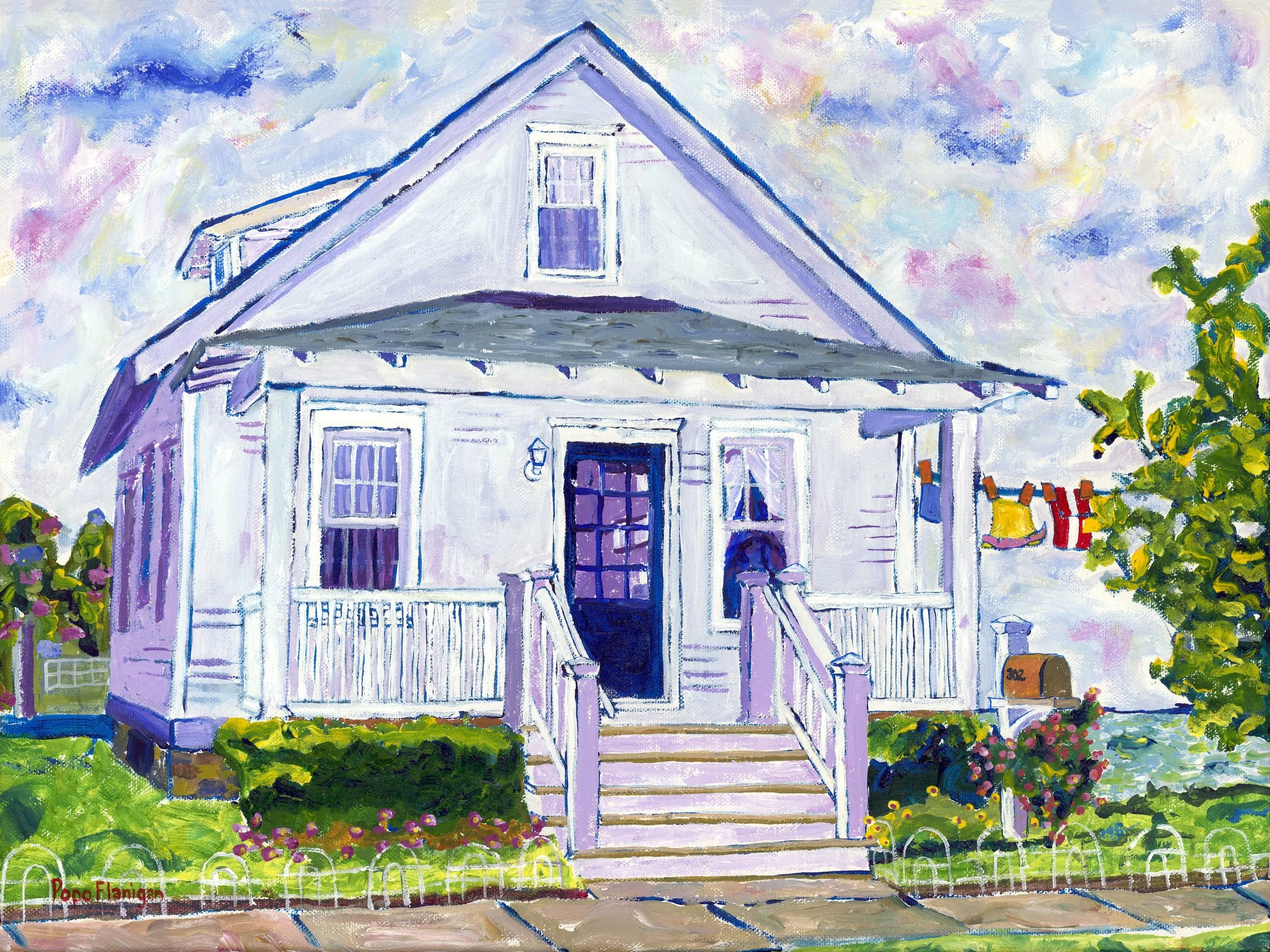 ZADLO'S OCEAN CITY 16X12 ACRYLIC SOLD #229