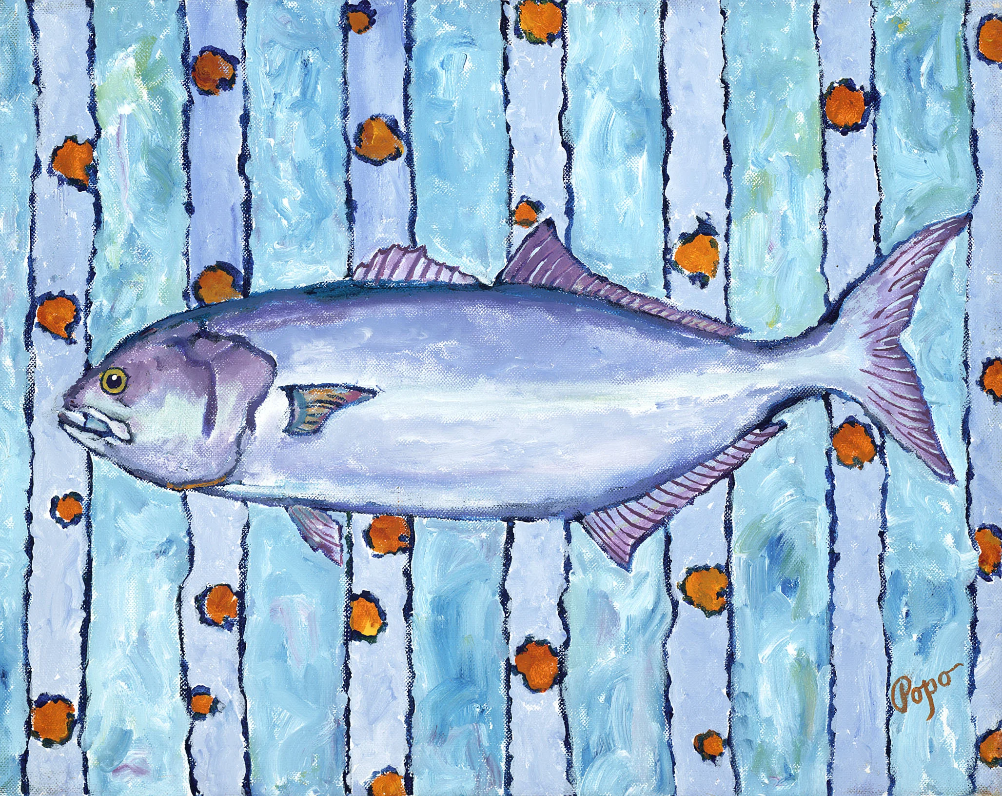 One fish, Blue fish