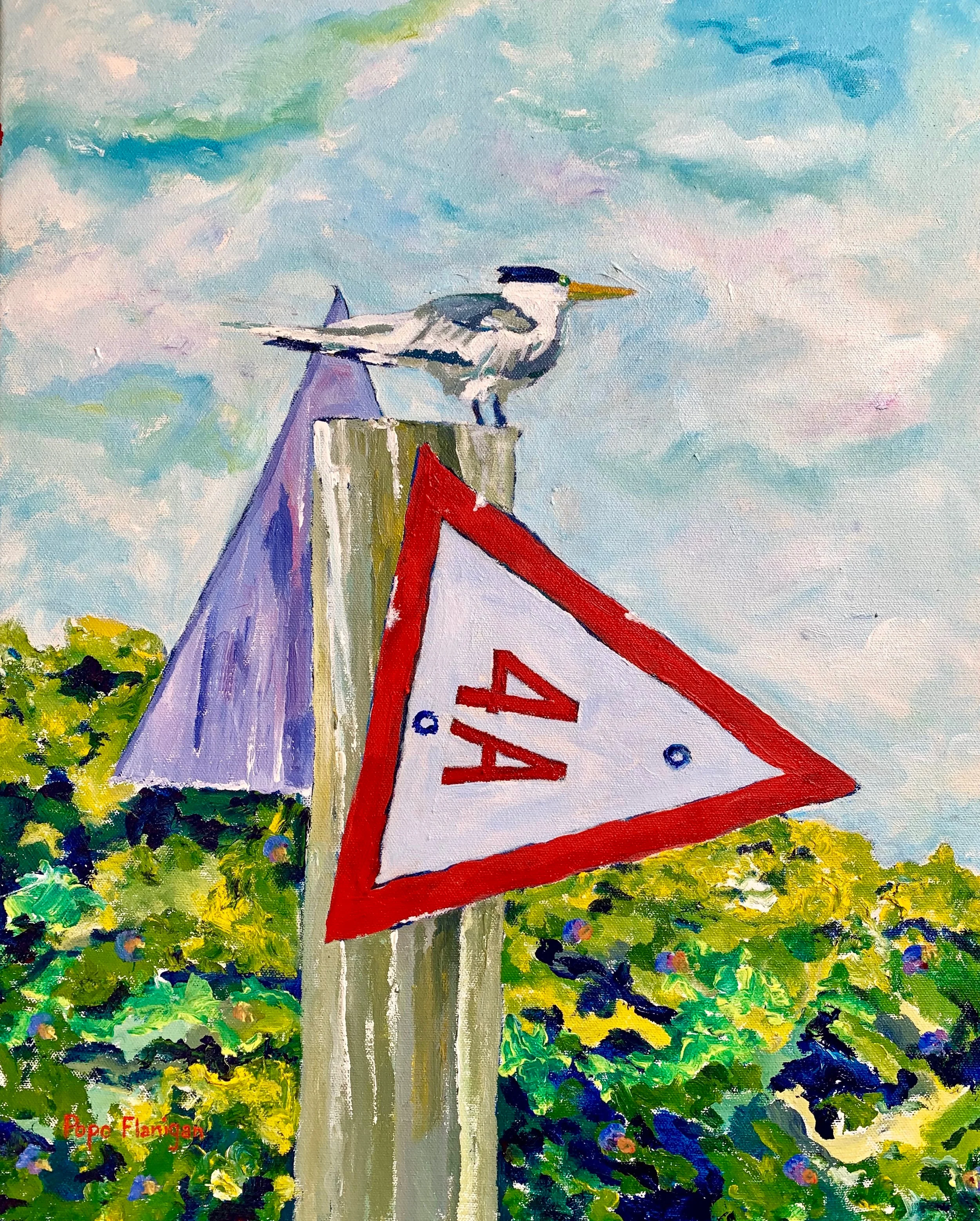 TERN:   It's time 4 A  tern.    20 x 16.           SOLD
