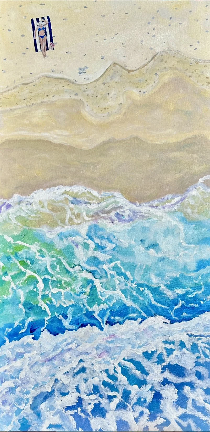 Drone:  All Mine.           36 x 18.      $1200.