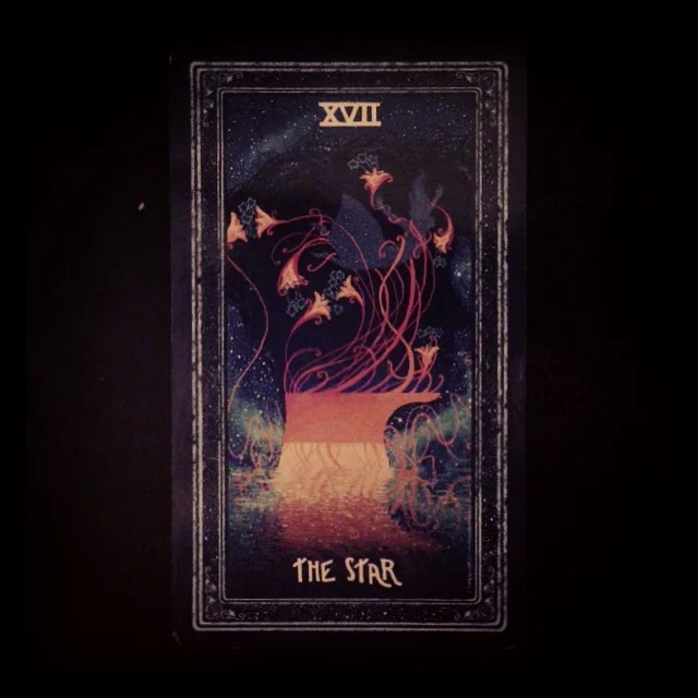 XVII - The Star from James R. Eads' Prismavisions Tarot