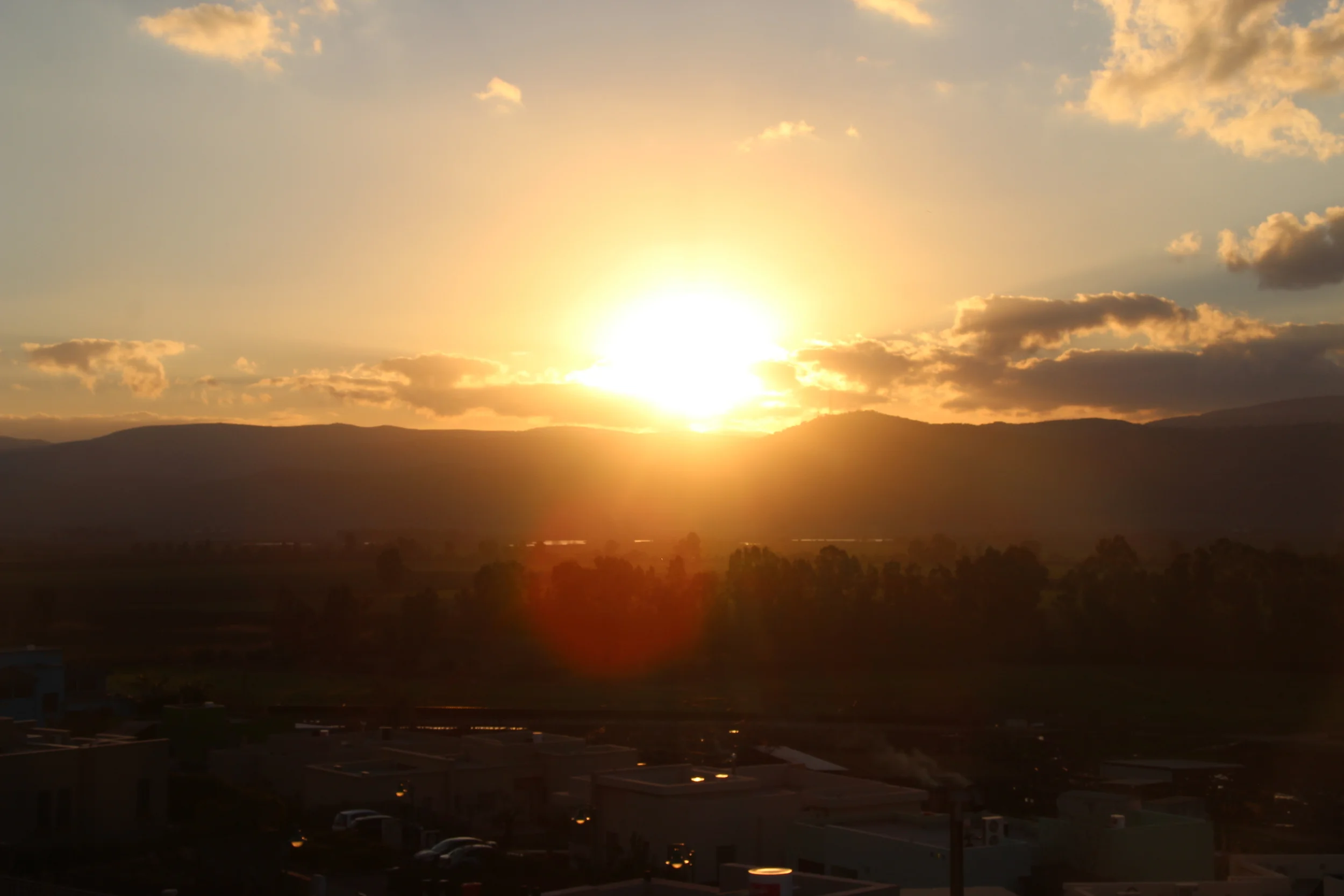 Sunset in the Golan Heights, Israel