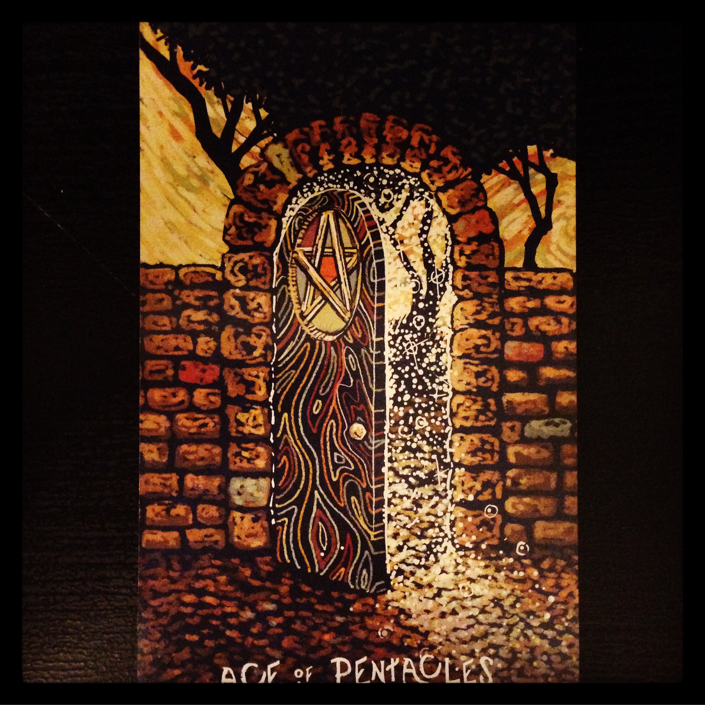 A fortuitous draw for card of the day. Opportunity is knocking, will you answer?