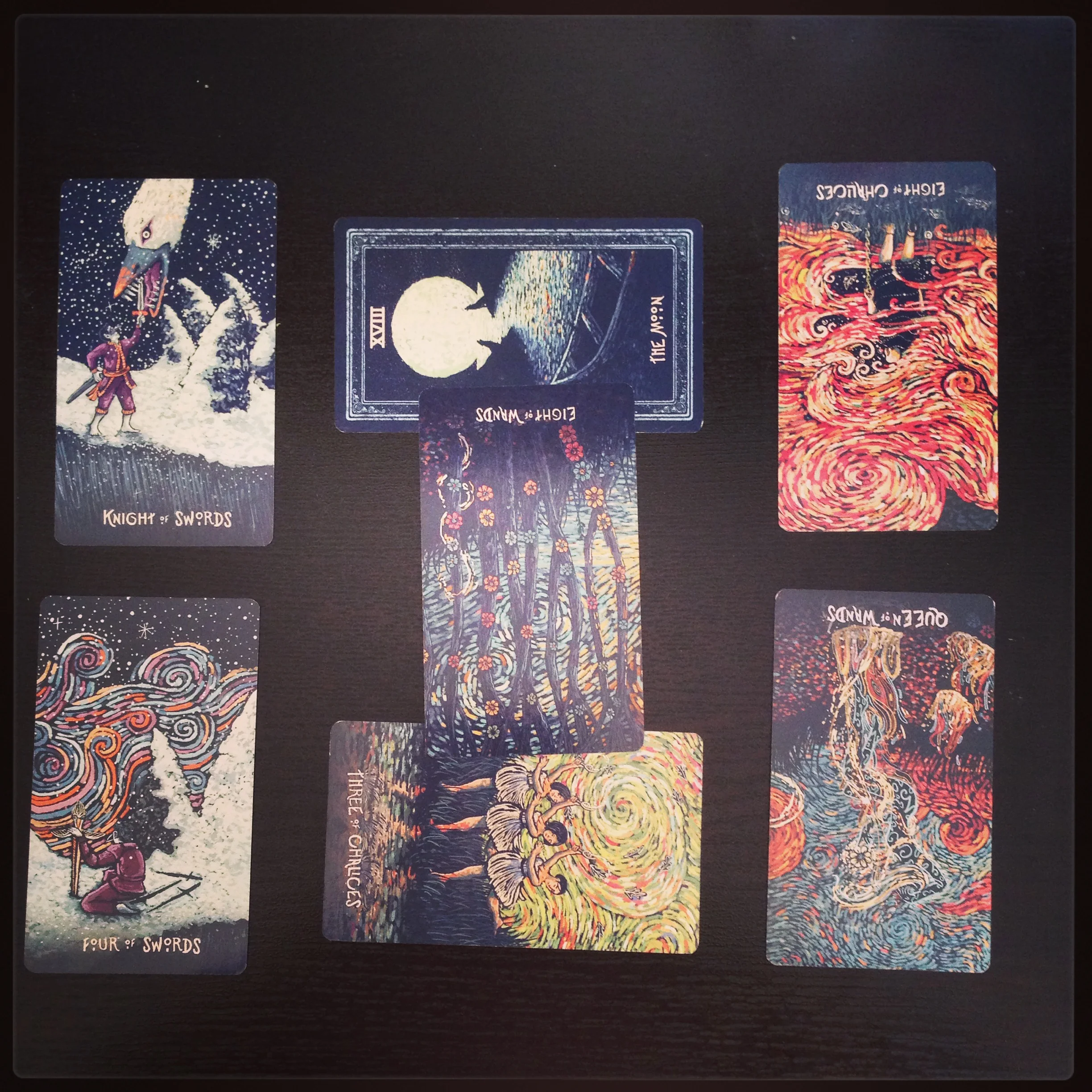 Prisma Visions tarot deck by James R. Eads (click to enlarge image)