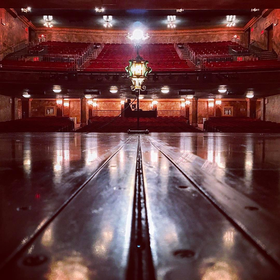 Our ghostlight at the Wilson after the final performance of Jersey Boys, 1/15/16. (Photo credit: Chris Messina)