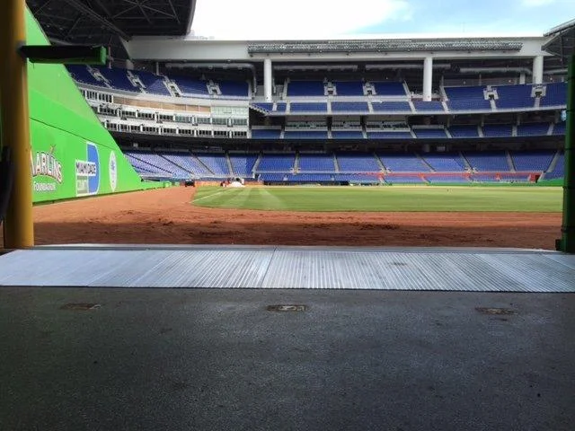 Marlins Stadium Removable Walk Over