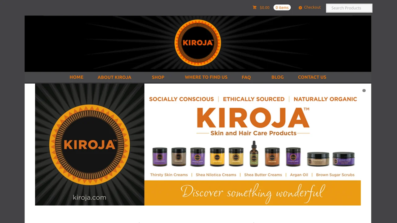 Kiroja (Lawrenceville, Mercer County) All natural, certified organic, fair trade shea butter, shea nilotica, scrubs, argan oil, lip balm, and more. Shop online or at various retail locations. 