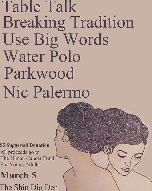 Flyer from Ulman Cancer Fund show 