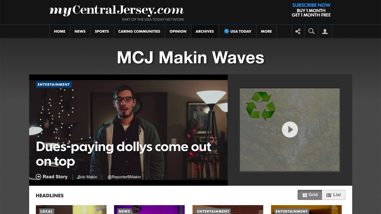 Makin Waves (Central Jersey) Music blog by Bob Makin