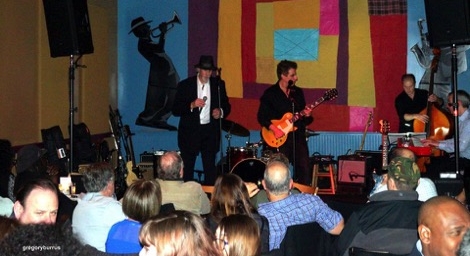 Al Gold presents a Howlin' Wolf tribute featuring Dean Shot, Steve Guyler, Gary Wright, Big Mike Devita and the Solid Senders. Photo by Gregory Burrus.