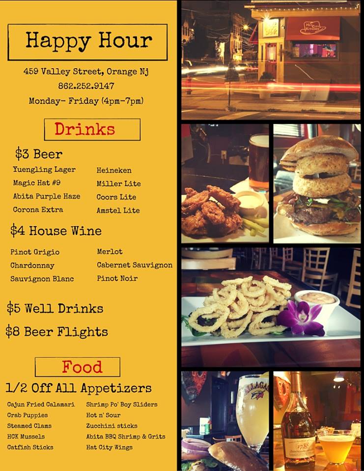Hat City Kitchen Happy Hour Menu