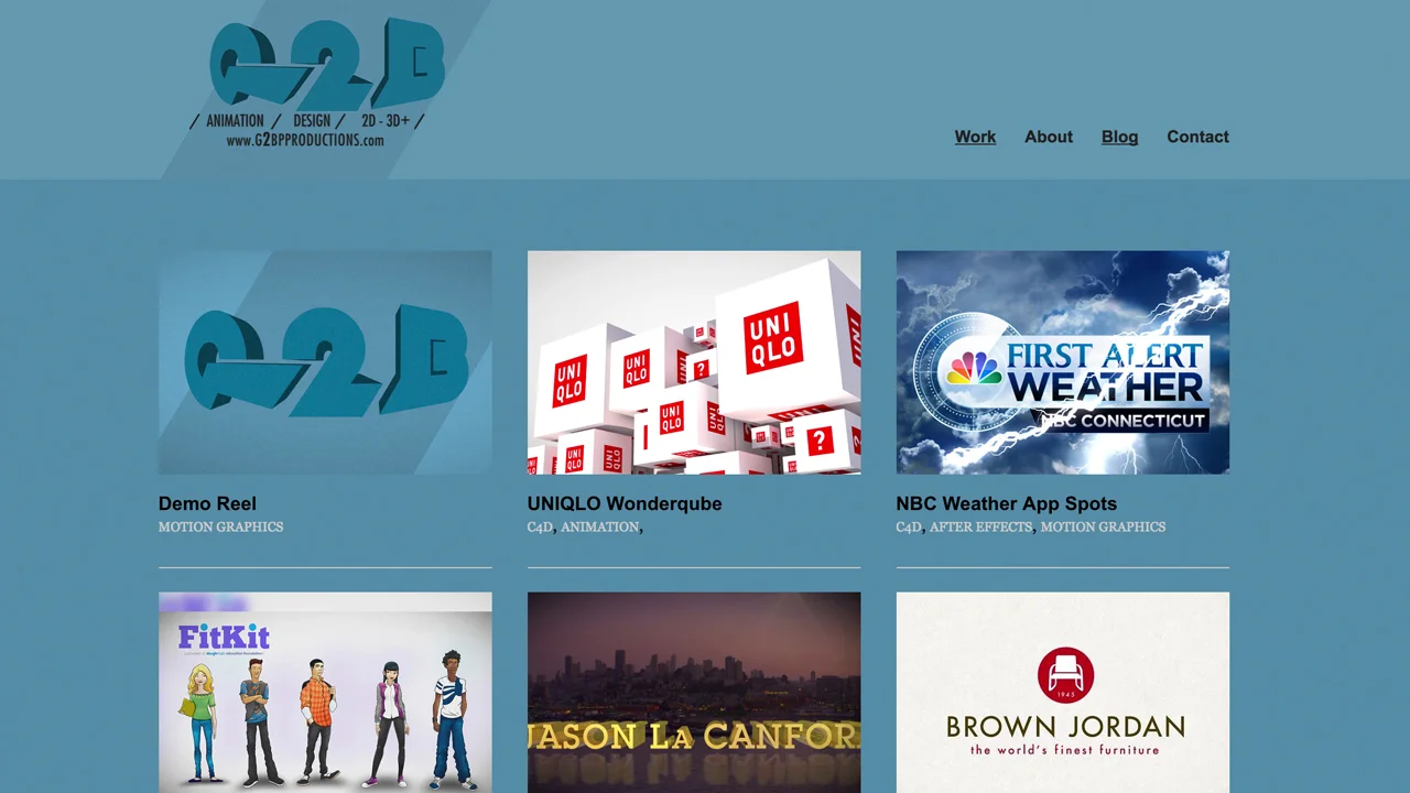 Greg R. Burrus (NJ) **Featured Page Motion graphics animator, designer