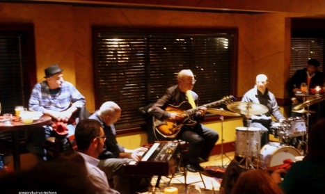 Dave Devos – Guitar, Dan Kostelnik – Organ, Steve Johns – Drums. Image: Gregory Burrus.
