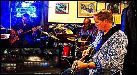 John Lee Trio - John Lee Bass, Dave Stryker – Guitar, Tommy Campbell Percussion. Image: Gregory Burrus.