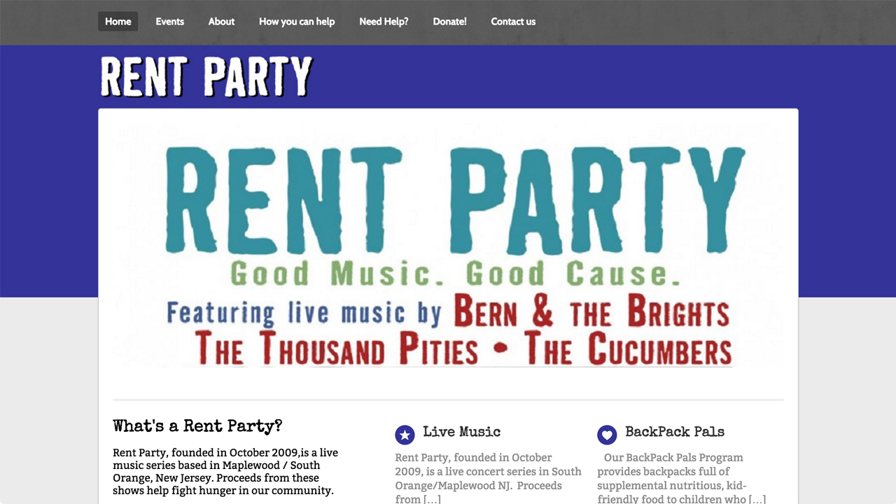 Featured Page: Rent Party