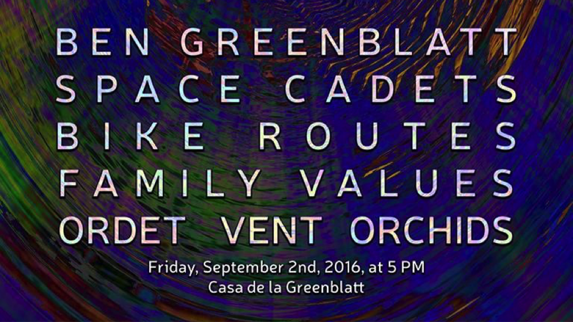 Sunroom Booking Presents: End of Summer Acoustic Show (Sept. 2, 2016) Emo, Alternative, Rock, Acoustic Voorhees Township, NJ Posted September 1, 2016