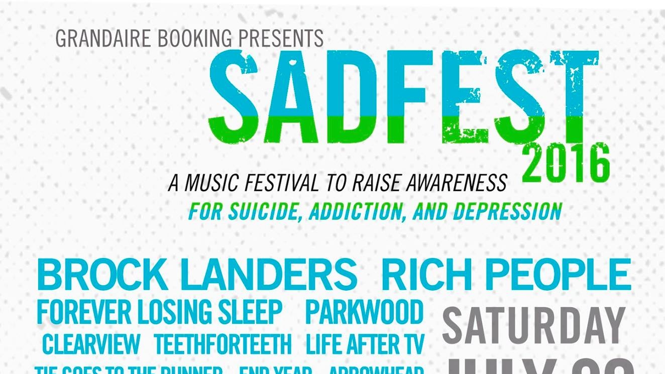 SADfest 2016 (July 30-31, 2016) Music festival, rock, alternative, ambient, emo, experimental, folk, hardcore, metal, post-hardcore, post-rock, progressive, shoegaze Hammonton, NJ Posted July 13, 2016
