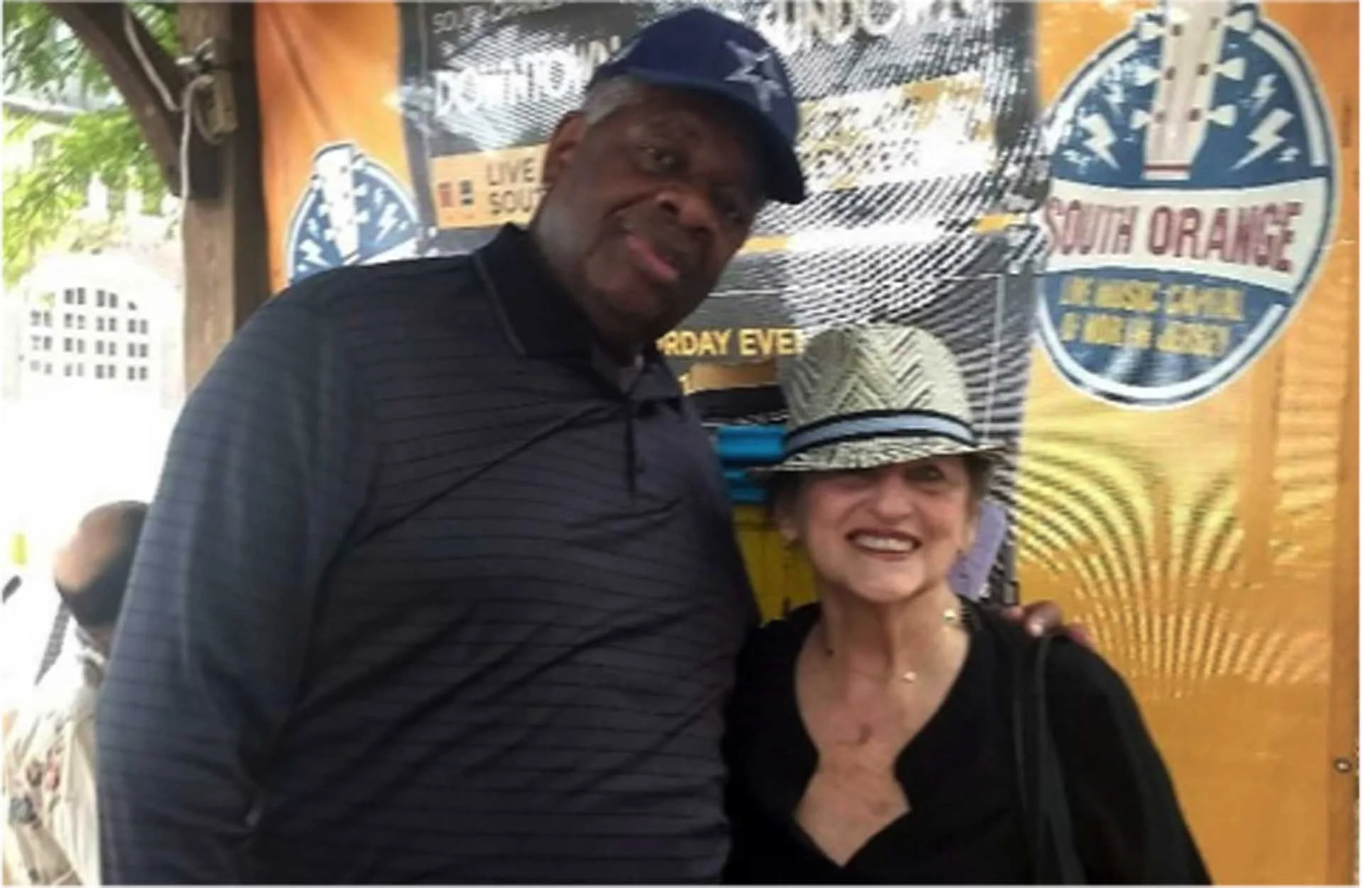 Gregory Burrus with Artist Irene Pomianowski